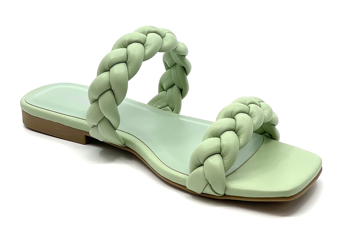 Amazon.com | Soda Women's Square Open Toe Flat Sandals